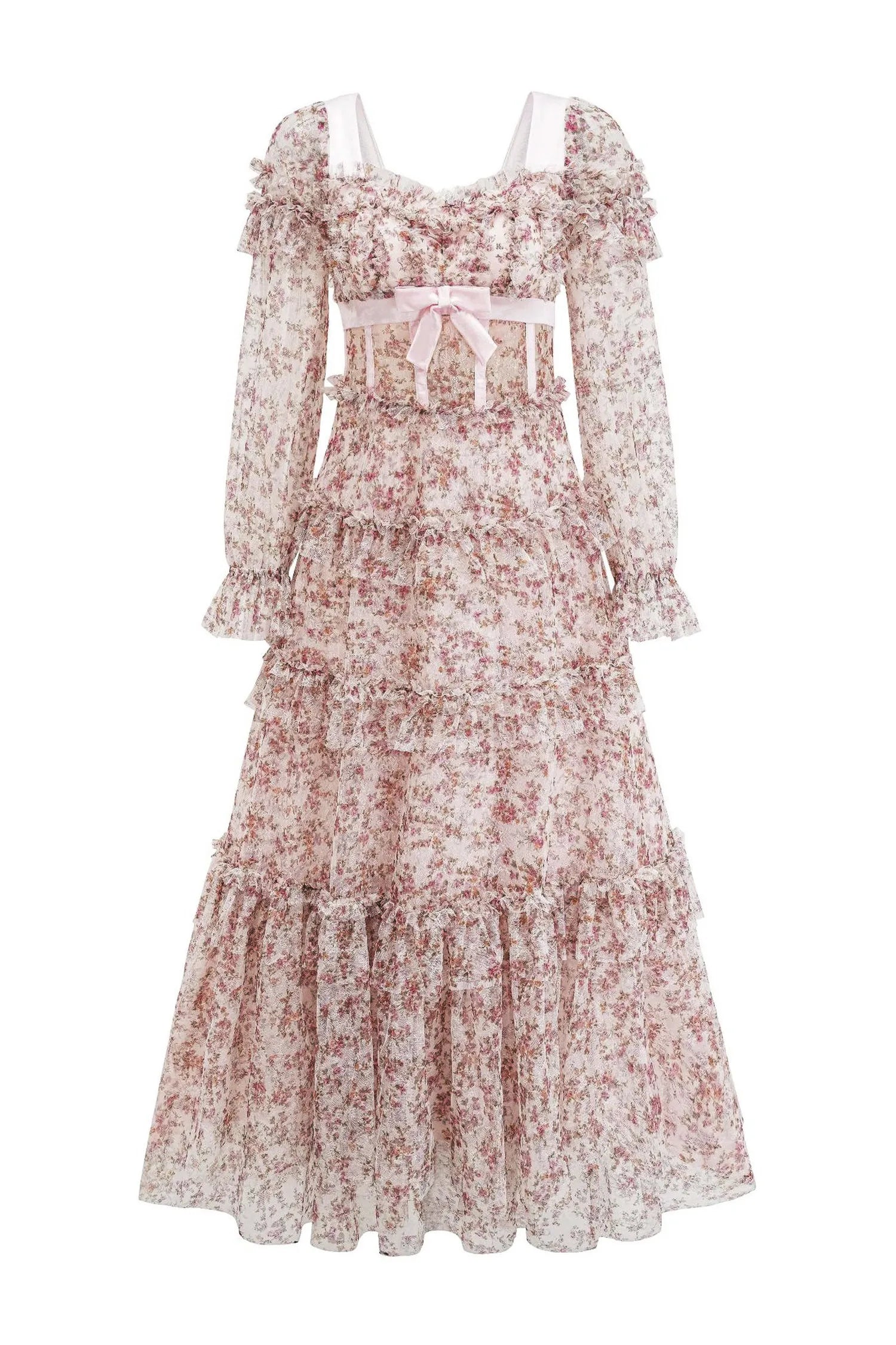 Wilhella Long Sleeve Dress