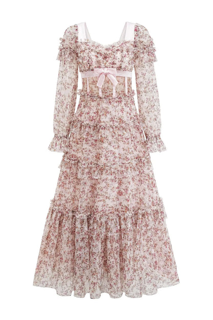 Wilhella Long Sleeve Dress
