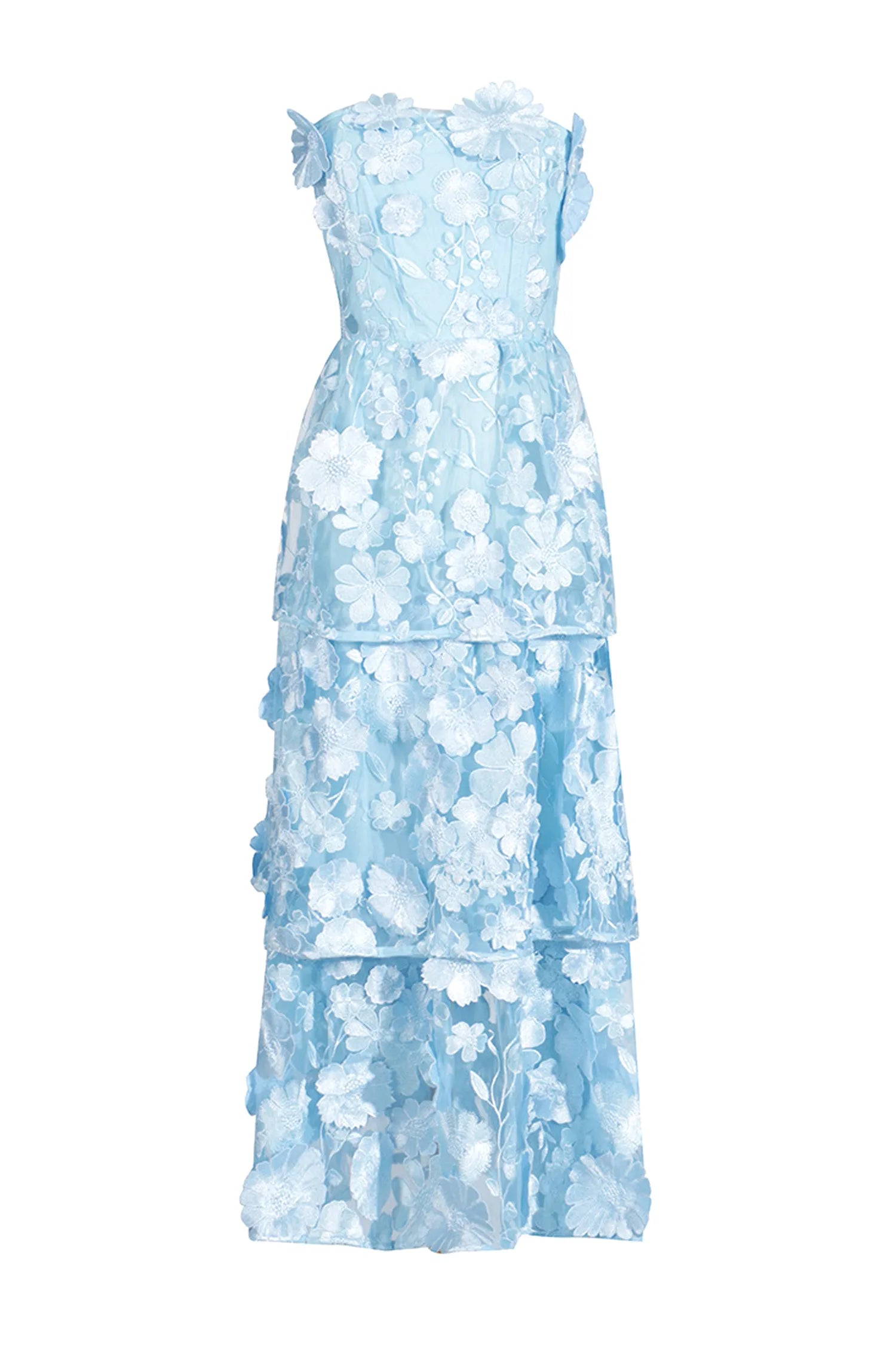 Marcia Off Shoulder Flower Dress