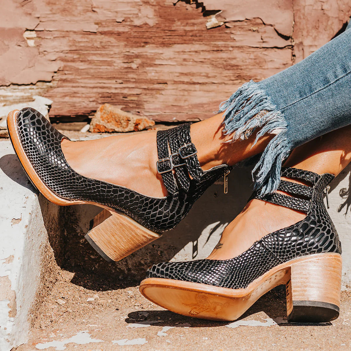 MATILDA / BLOCK-HEELED SHOES