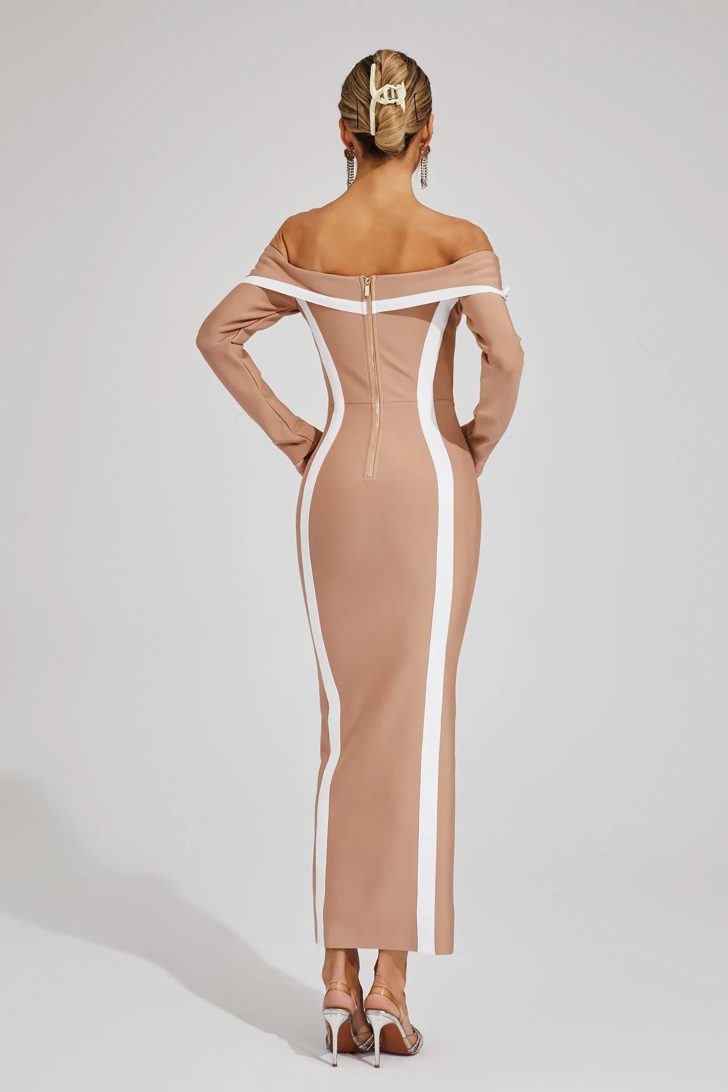 Lindsay Off Shoulder Bandage Dress