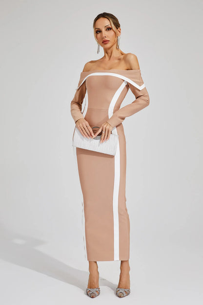 Lindsay Off Shoulder Bandage Dress