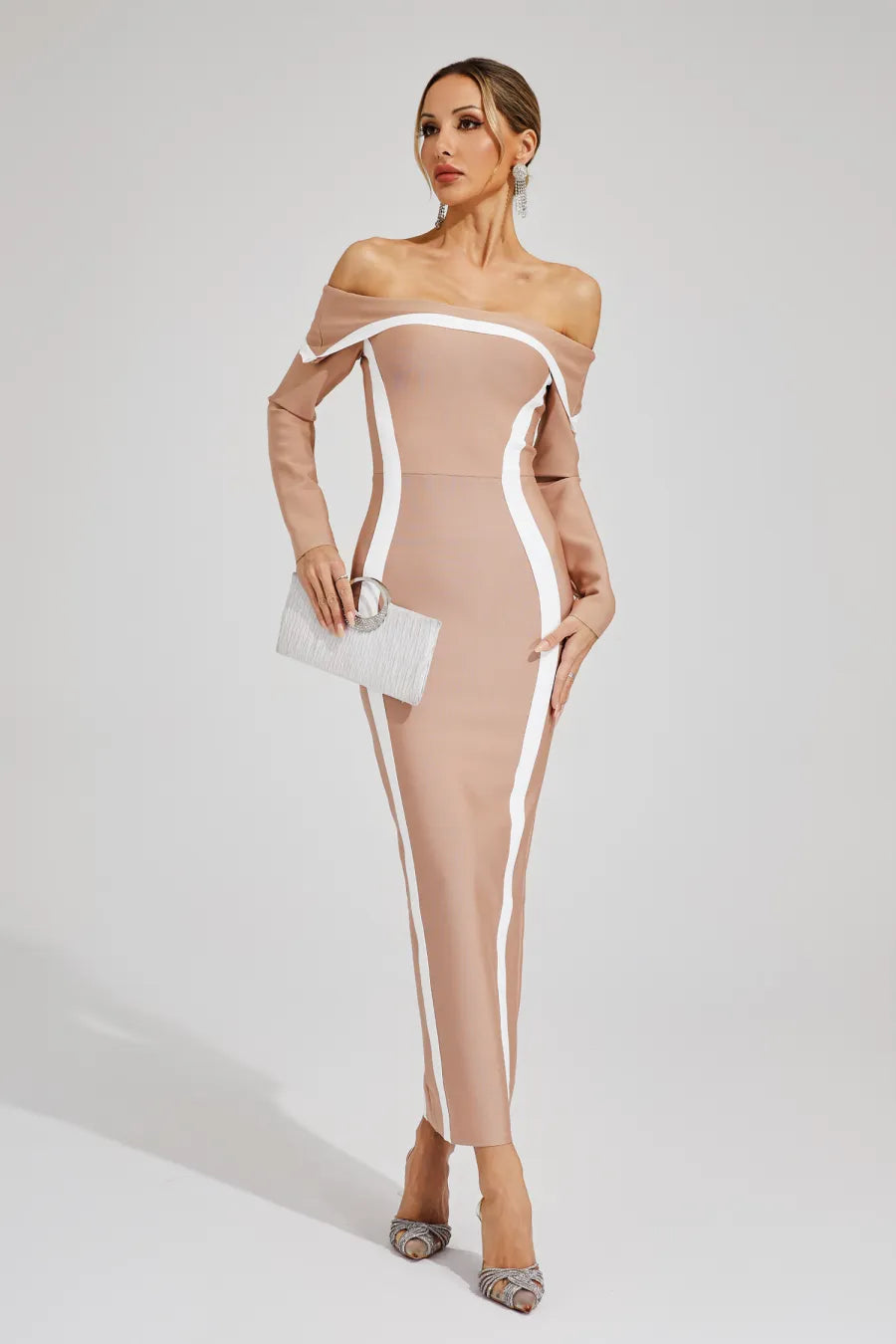 Lindsay Off Shoulder Bandage Dress