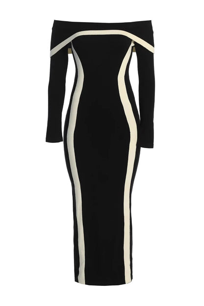 Lindsay Off Shoulder Bandage Dress