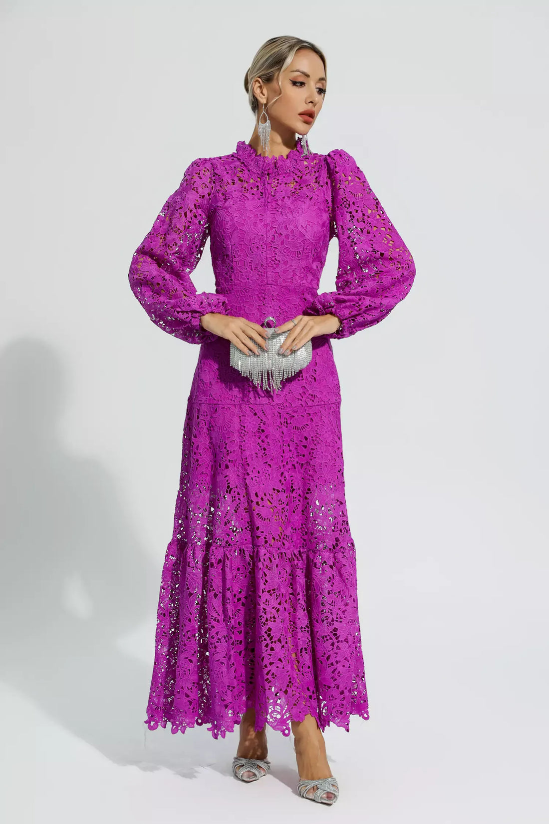 Camille - Cut-Out Long Sleeve Dress
