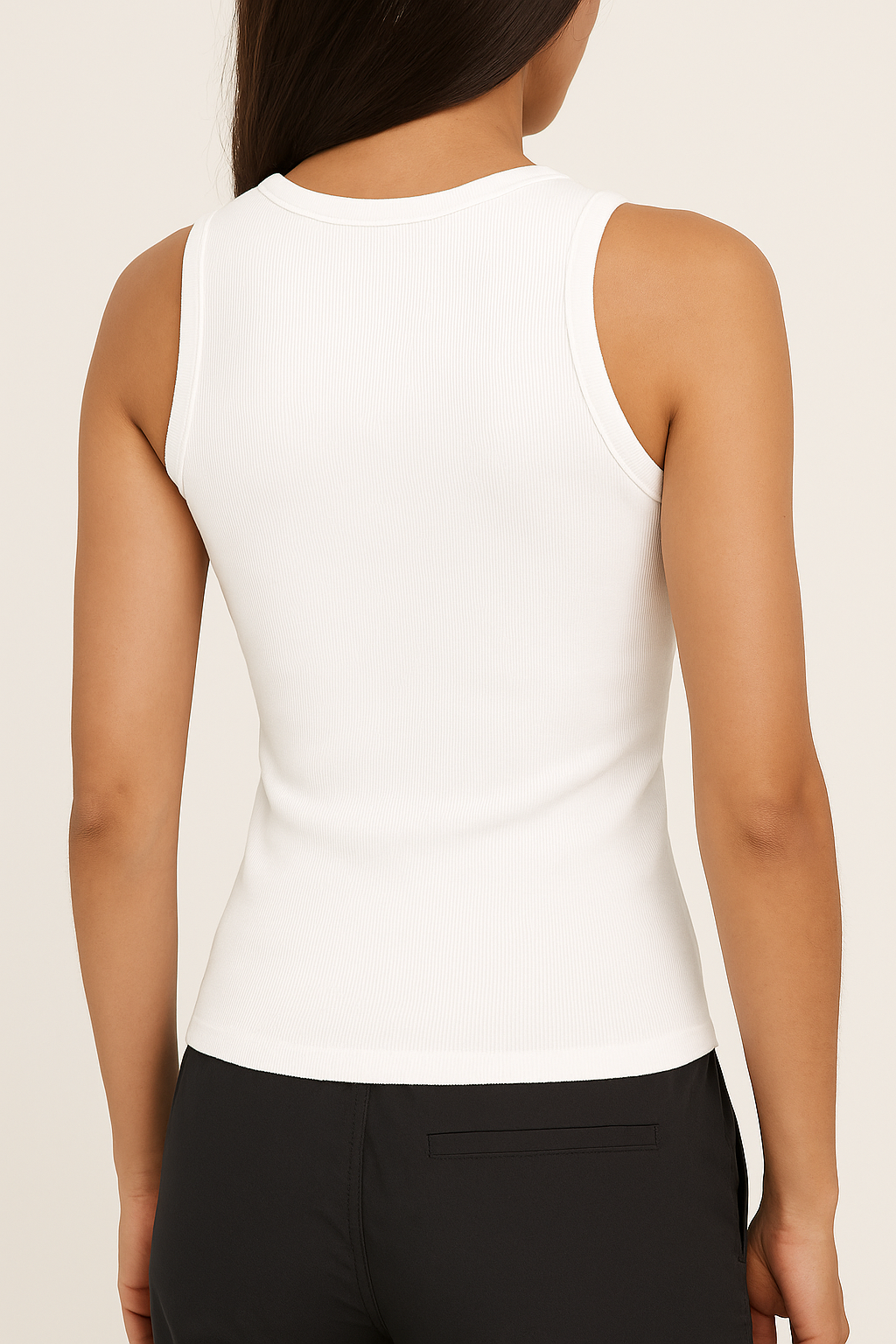 Scoop Neck Graphic Vest