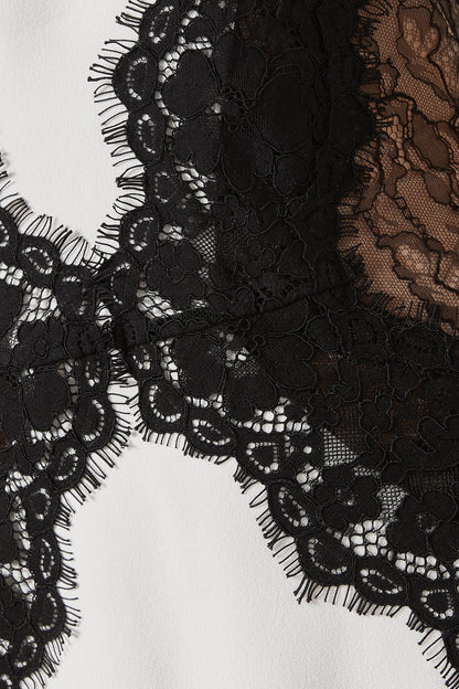 Aurora Butterfly Lace Split Maxi Dress