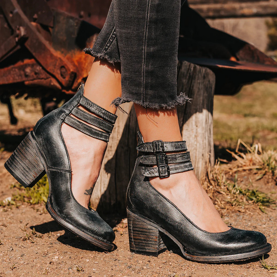 MATILDA / BLOCK-HEELED SHOES