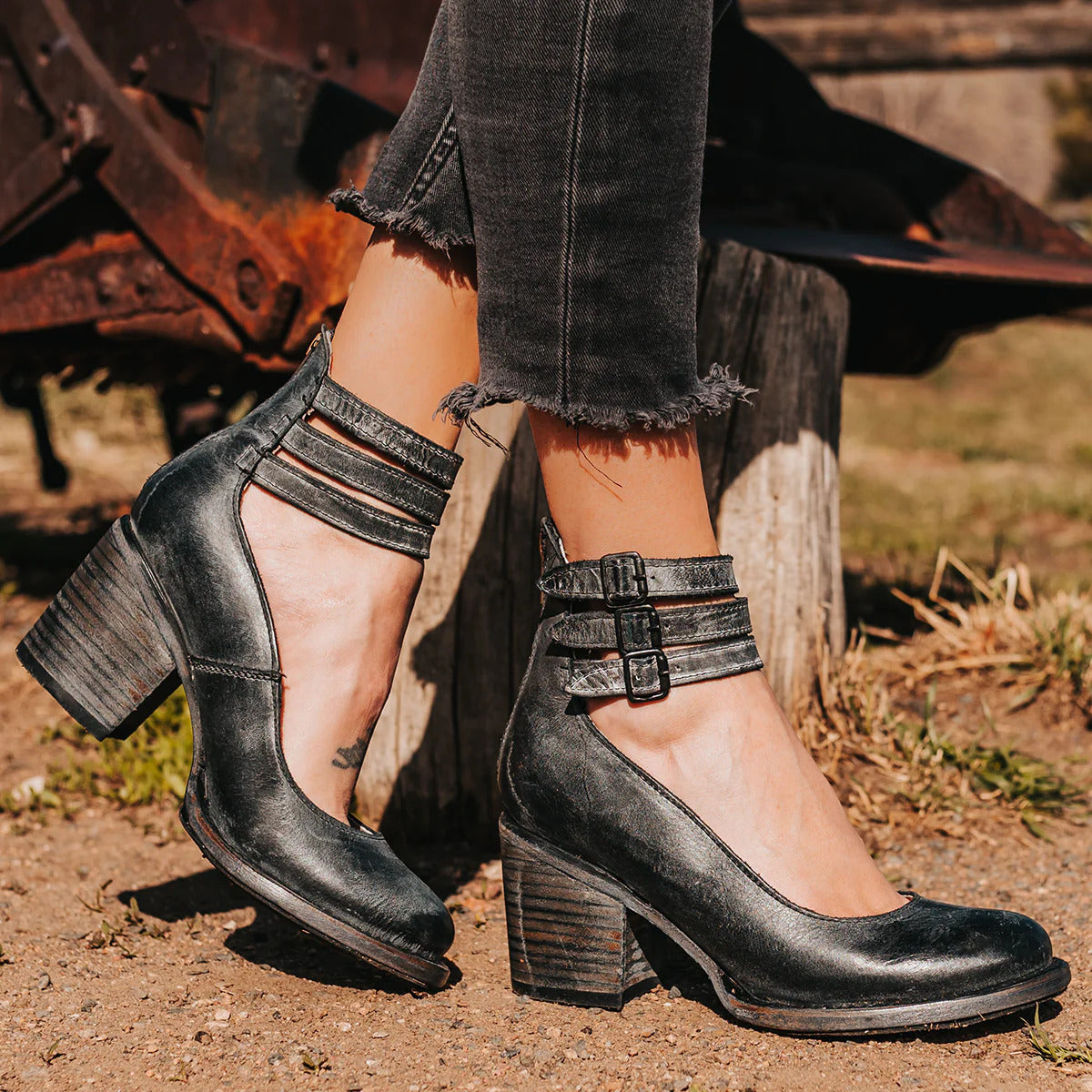 MATILDA / BLOCK-HEELED SHOES
