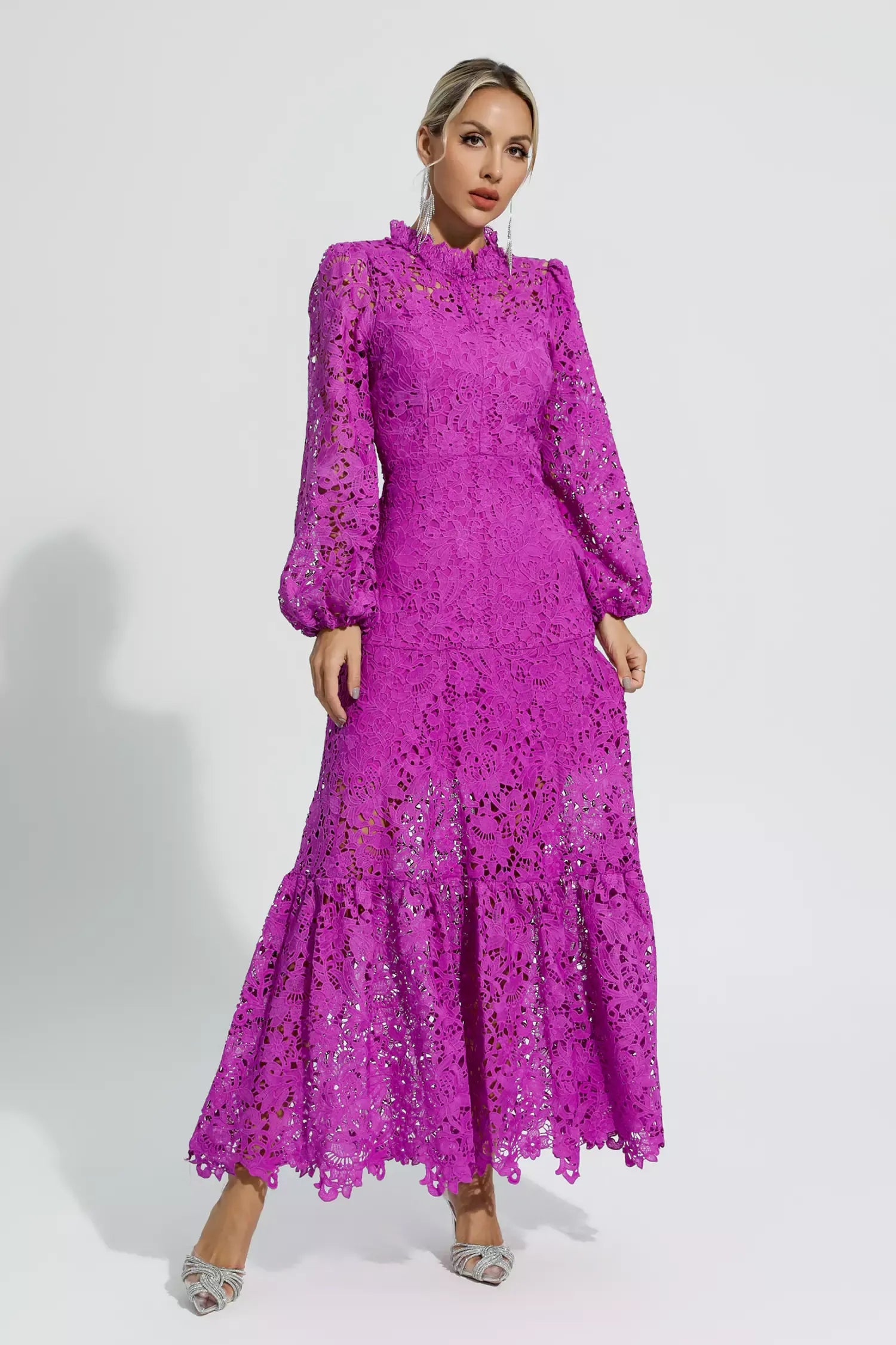 Camille - Cut-Out Long Sleeve Dress