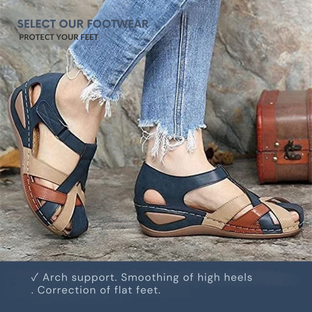 CECILE / ORTHOPAEDIC LIFT SANDALS