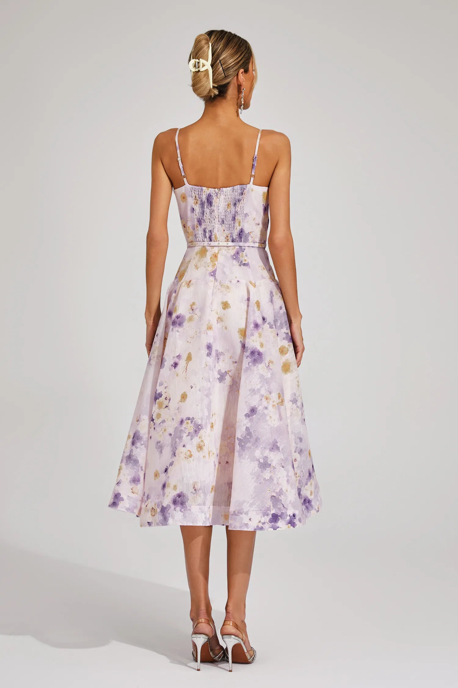 Kayleigh Purple Holiday Slip Dress