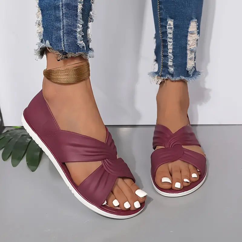 LOLA / COMFORT SLIP-ON SANDALS