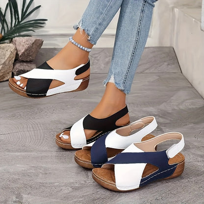 PENELOPE / EASY WEAR WEDGE SANDALS