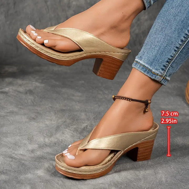 RAYA / EVERYDAY THICK HEEL SANDALS