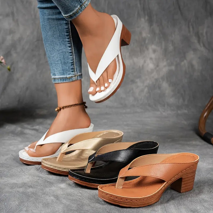 RAYA / EVERYDAY THICK HEEL SANDALS