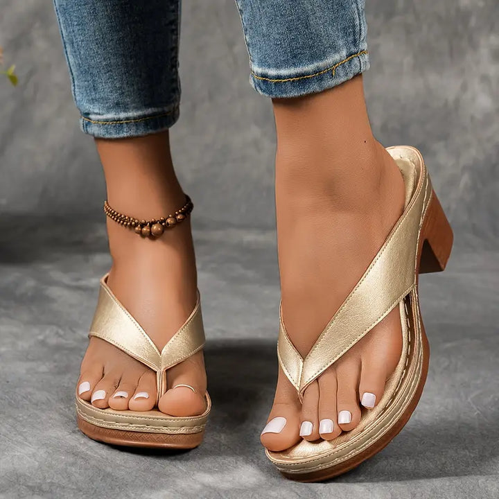 RAYA / EVERYDAY THICK HEEL SANDALS