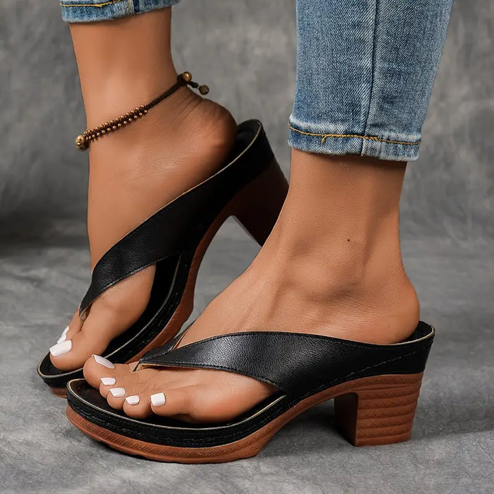RAYA / EVERYDAY THICK HEEL SANDALS