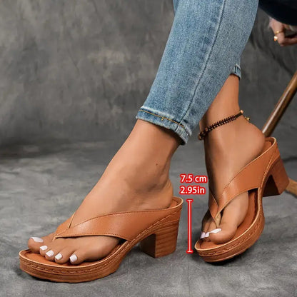 RAYA / EVERYDAY THICK HEEL SANDALS