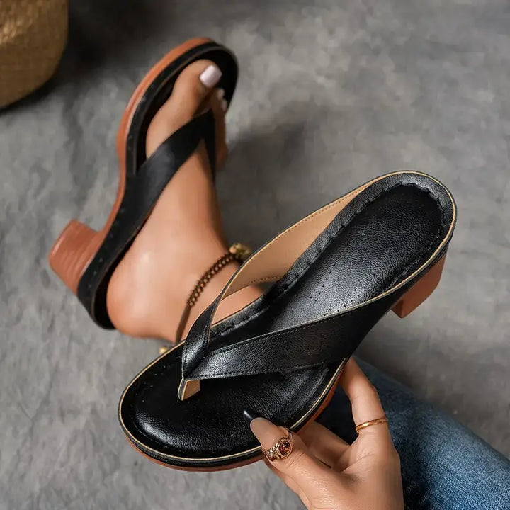 RAYA / EVERYDAY THICK HEEL SANDALS