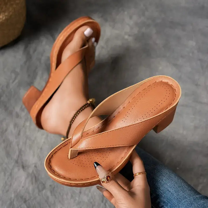 RAYA / EVERYDAY THICK HEEL SANDALS