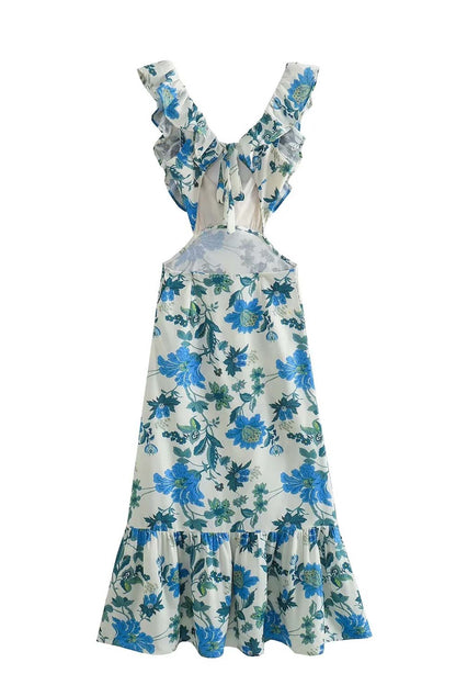 Nova | Ruffles Maxi Dress