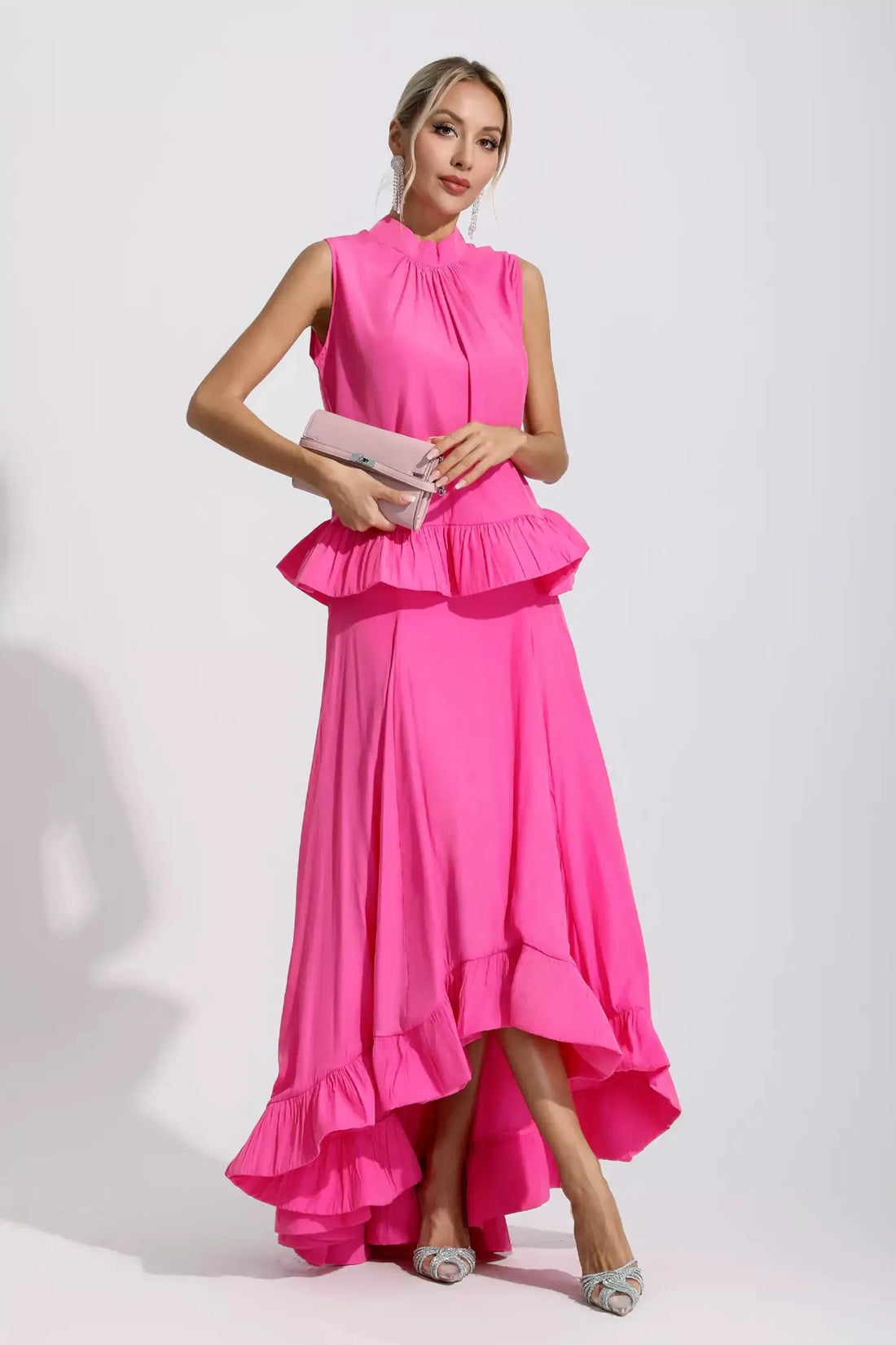 Adelaine Sleeveless Ruffle Mermaid Set