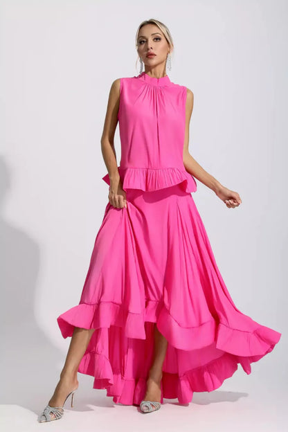 Adelaine Sleeveless Ruffle Mermaid Set