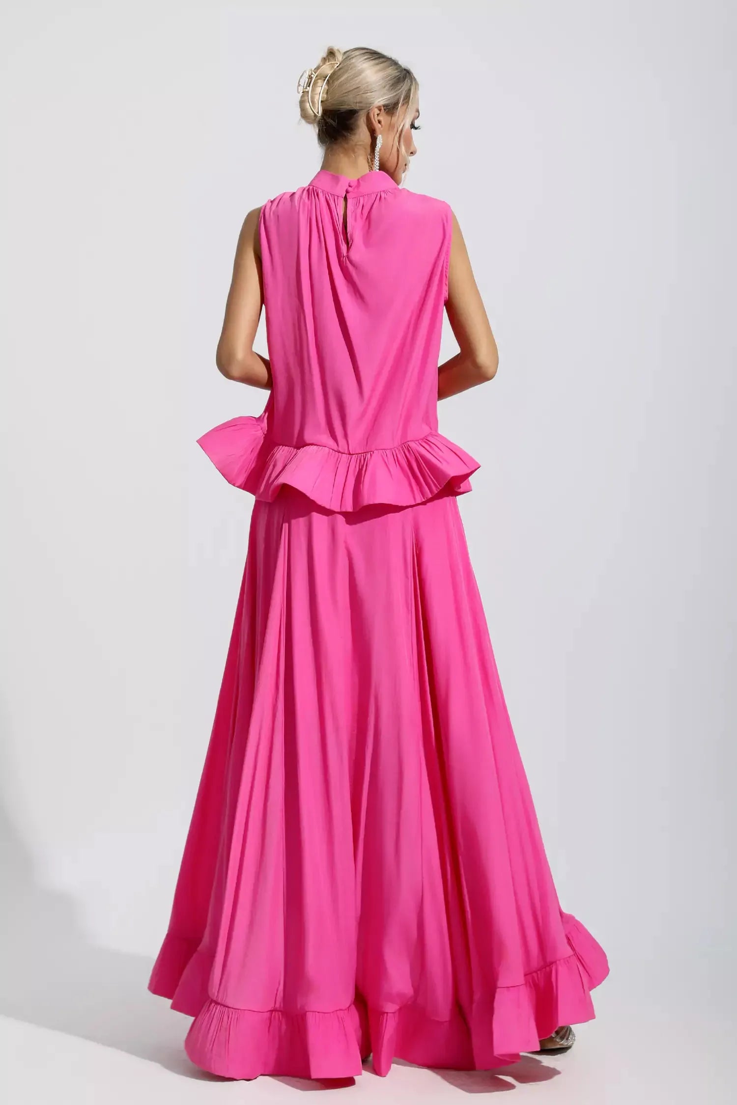 Adelaine Sleeveless Ruffle Mermaid Set