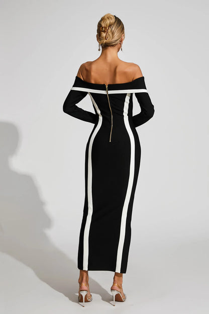 Lindsay Off Shoulder Bandage Dress