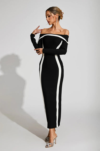 Lindsay Off Shoulder Bandage Dress
