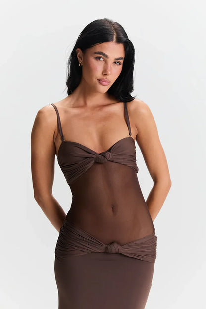 Zola | Detachable Straps Maxi Dress