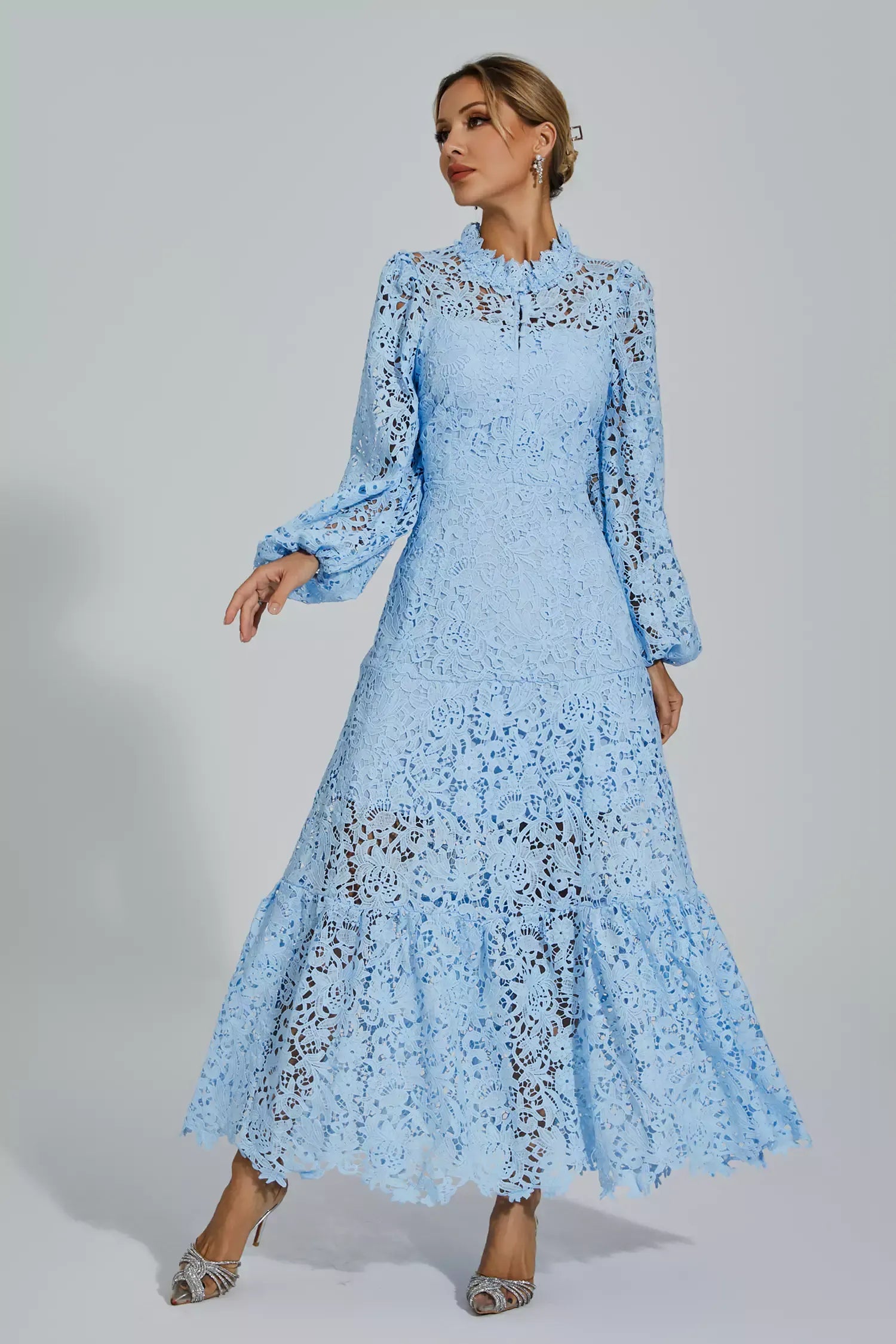 Camille - Cut-Out Long Sleeve Dress
