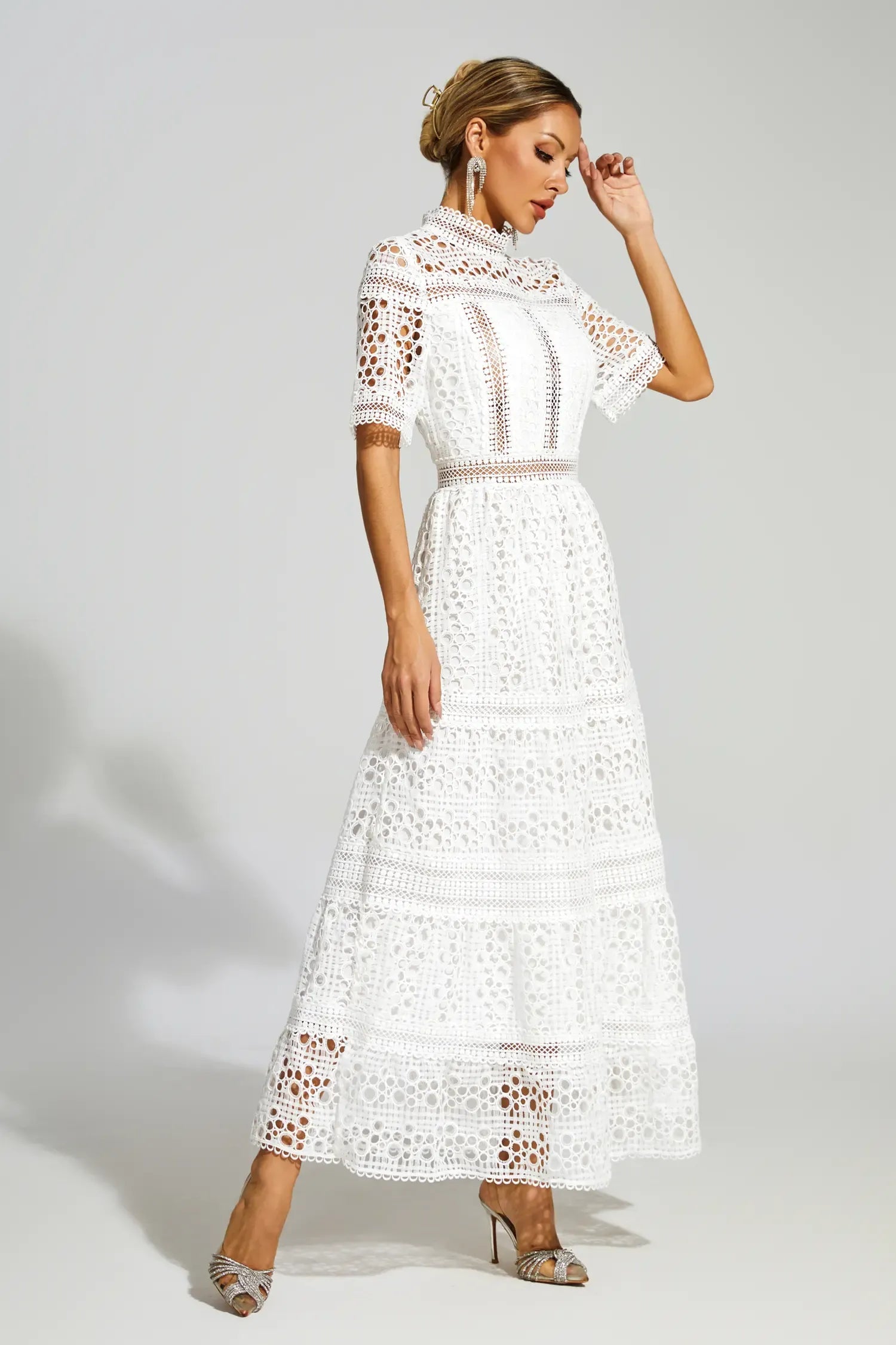 Lucia - Hollow Maxi Dress
