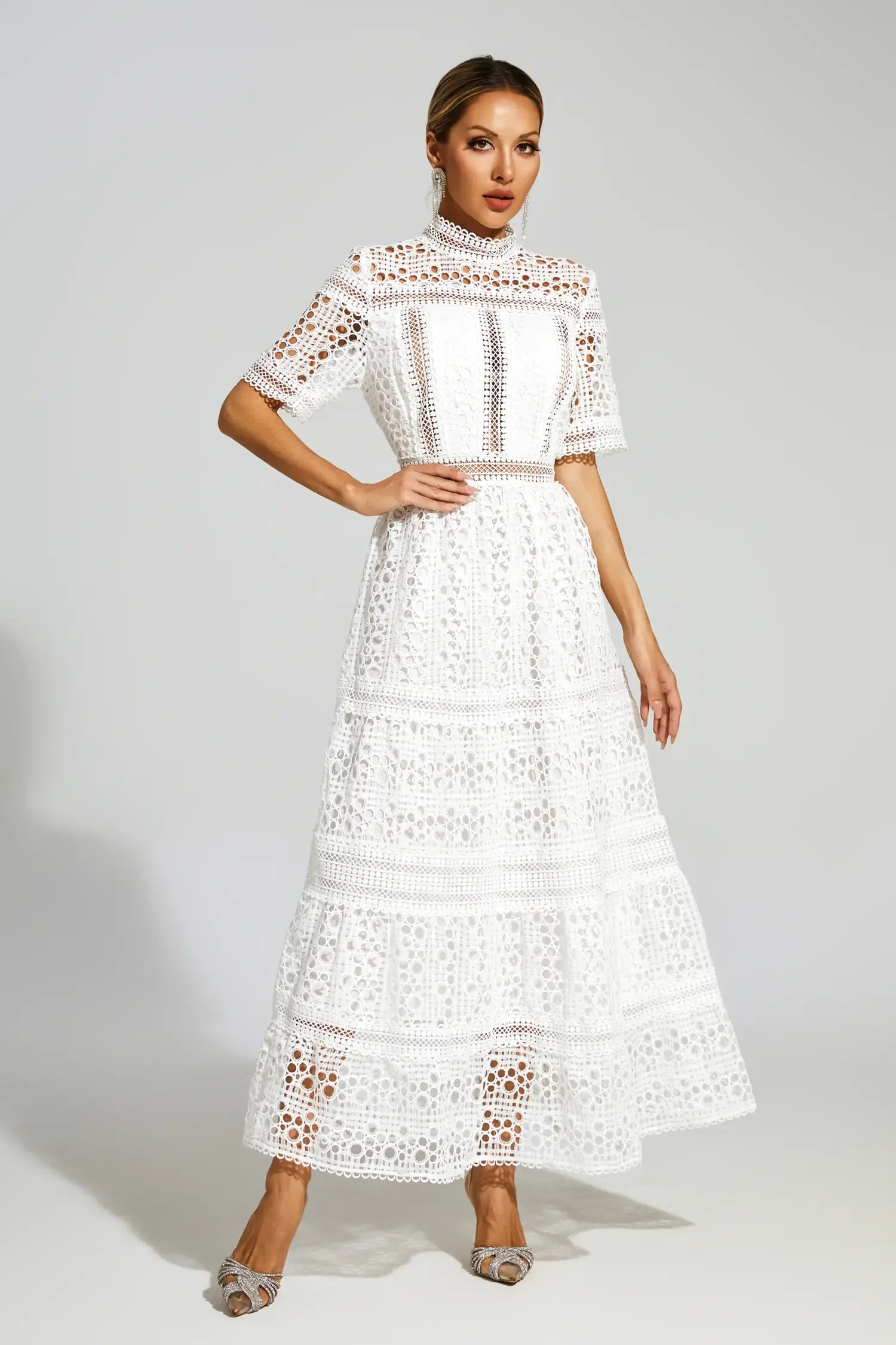Lucia - Hollow Maxi Dress