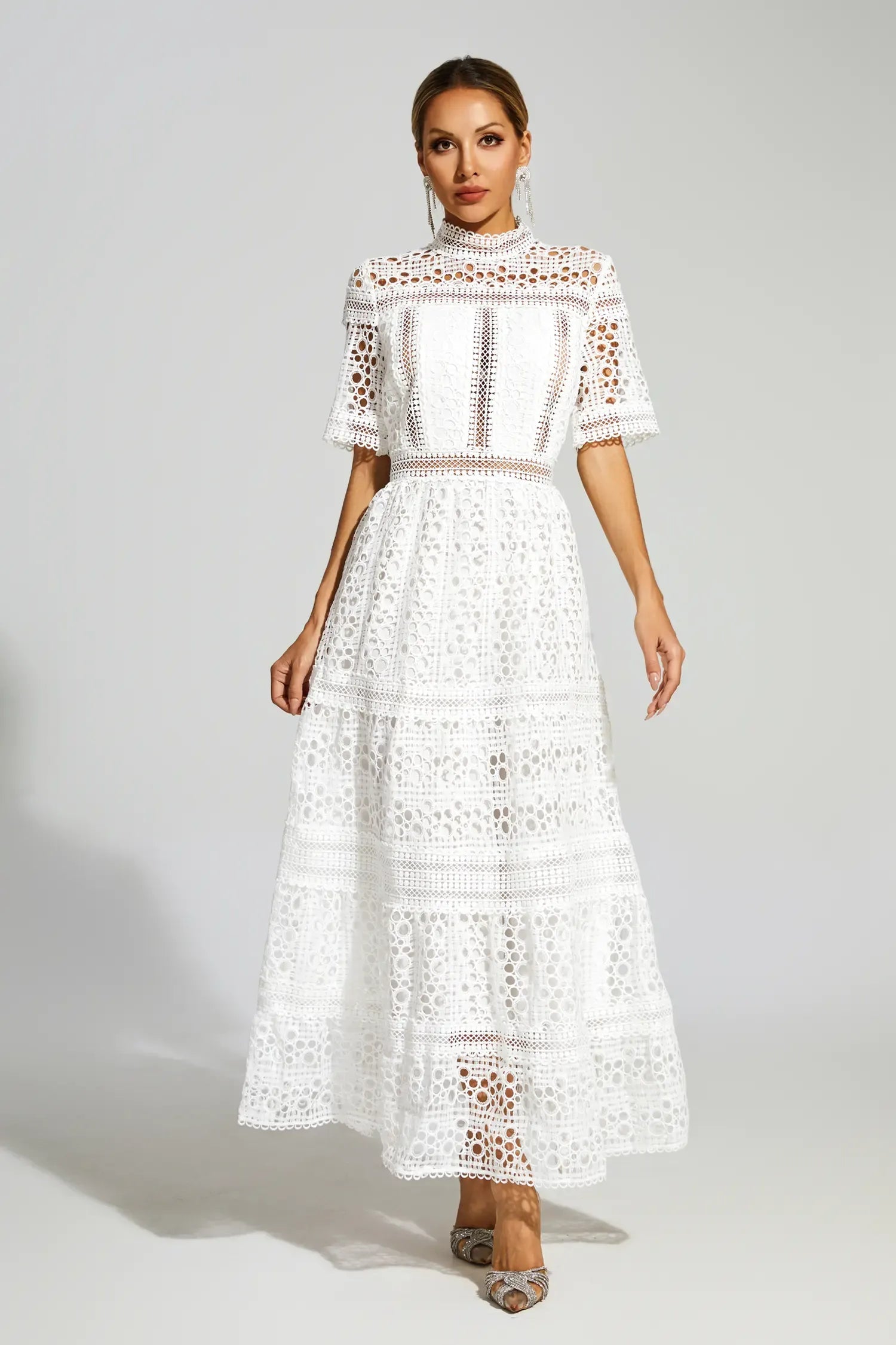 Lucia - Hollow Maxi Dress