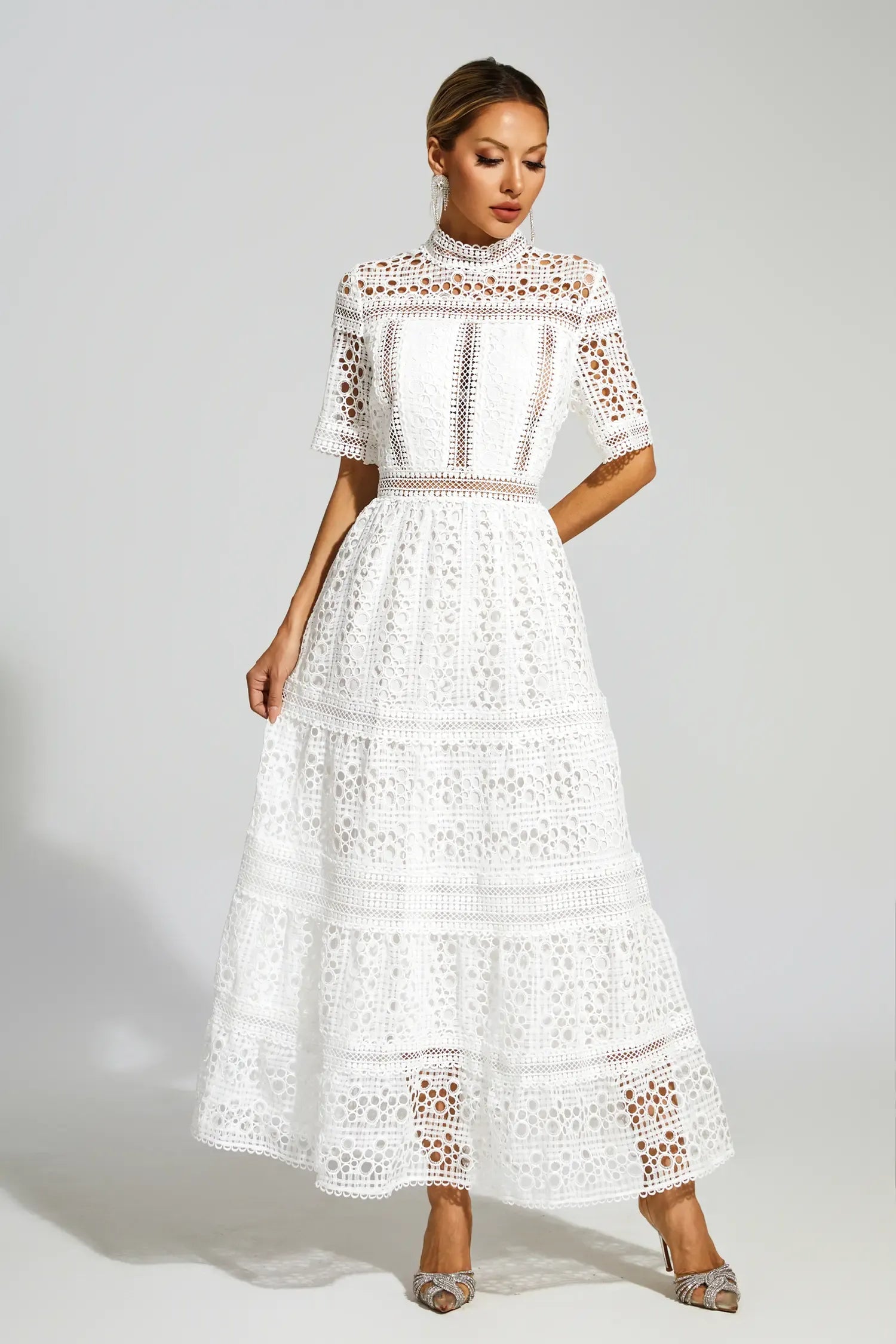 Lucia - Hollow Maxi Dress