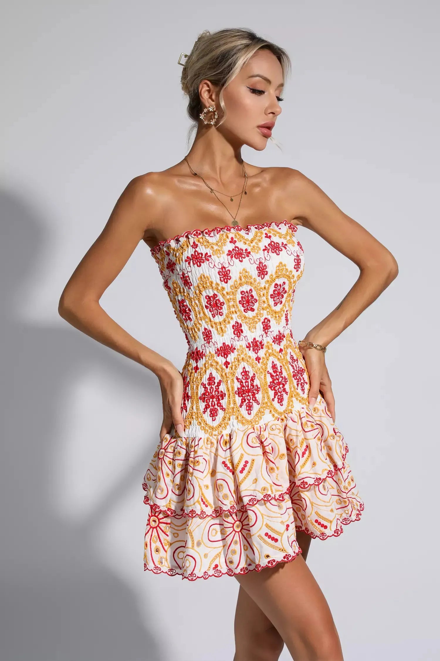 Raye Ruffle Mini Dress