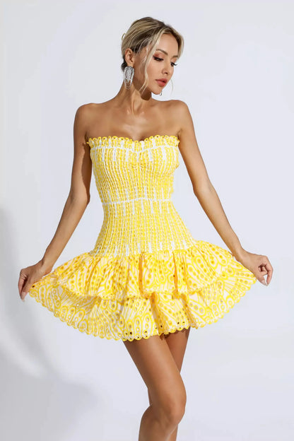 Raye Ruffle Mini Dress