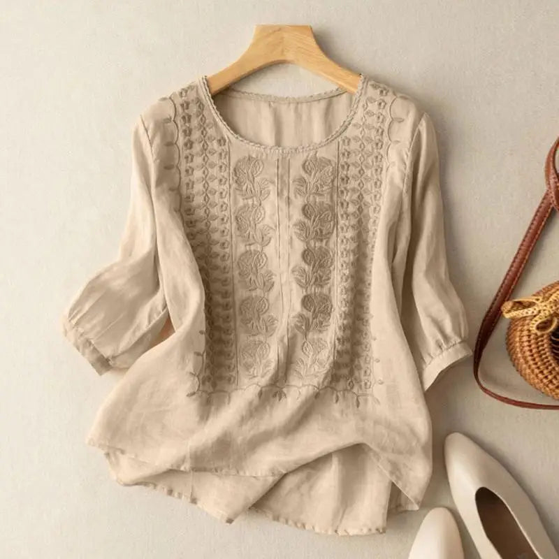 Classic Floral Blouse