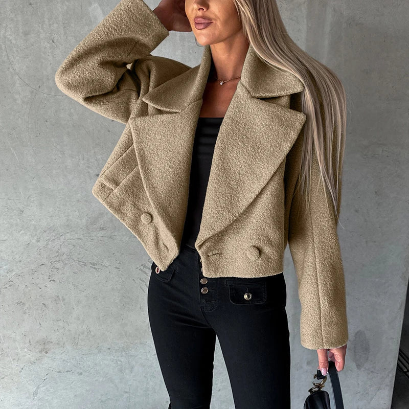 Angeline™ | Casual Stilren Enfärgad Ytterjacka