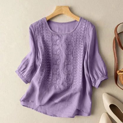 Classic Floral Blouse