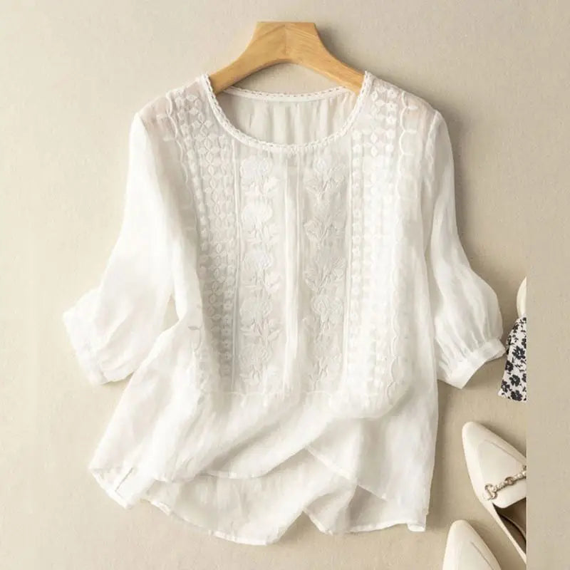 Classic Floral Blouse