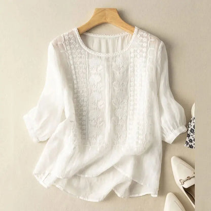 Classic Floral Blouse