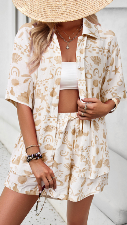 Malibu | Printed Lounge Set