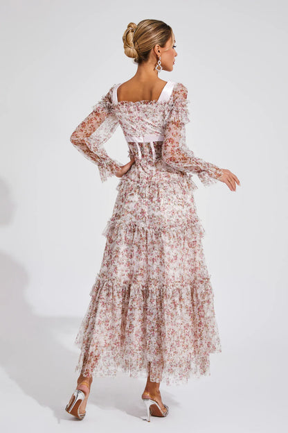Wilhella Long Sleeve Dress