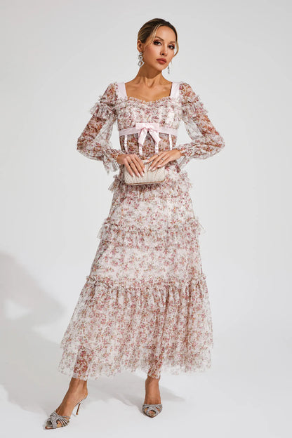 Wilhella Long Sleeve Dress