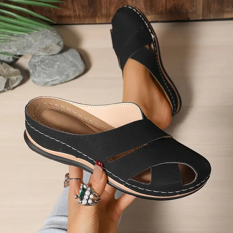 FRANCES / EVERYDAY ROUND TOE SANDALS