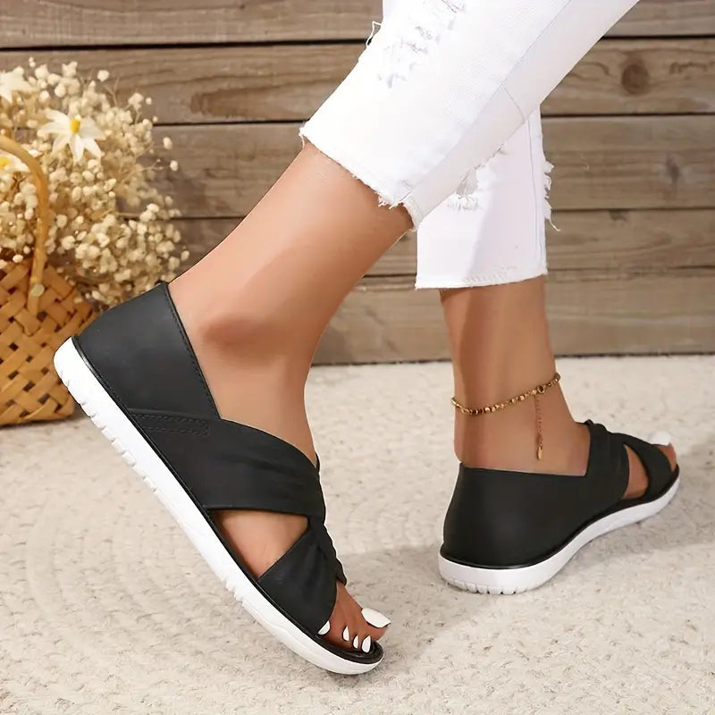 LOLA / COMFORT SLIP-ON SANDALS